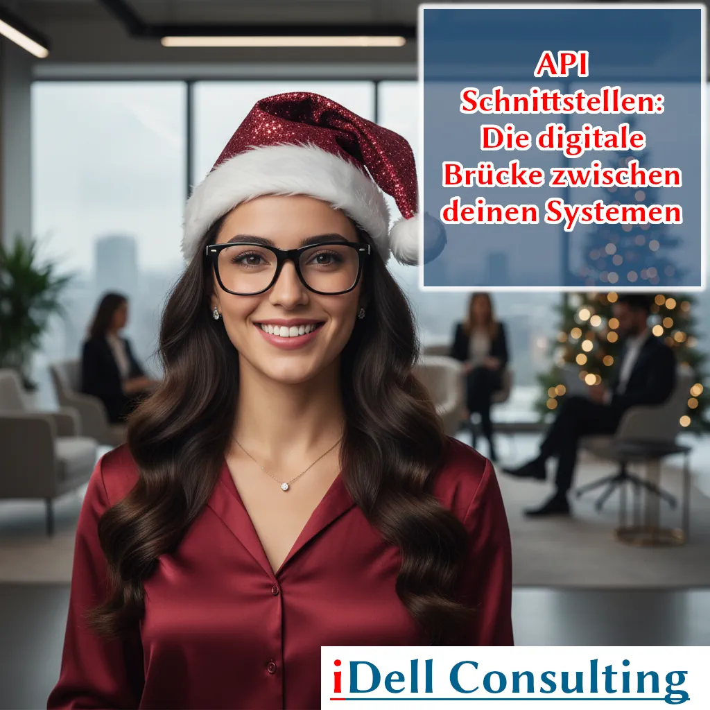 API Schnittstellen vernetzten verschiedene Softwaresysteme: ERP, Webshop, CRM und Buchhaltung arbeiten automatisch zusammen in Echtzeit.